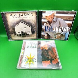 Lot 3 Alan Jackson CD Album Country Gospel Music Christmas Classics 1990s 90s